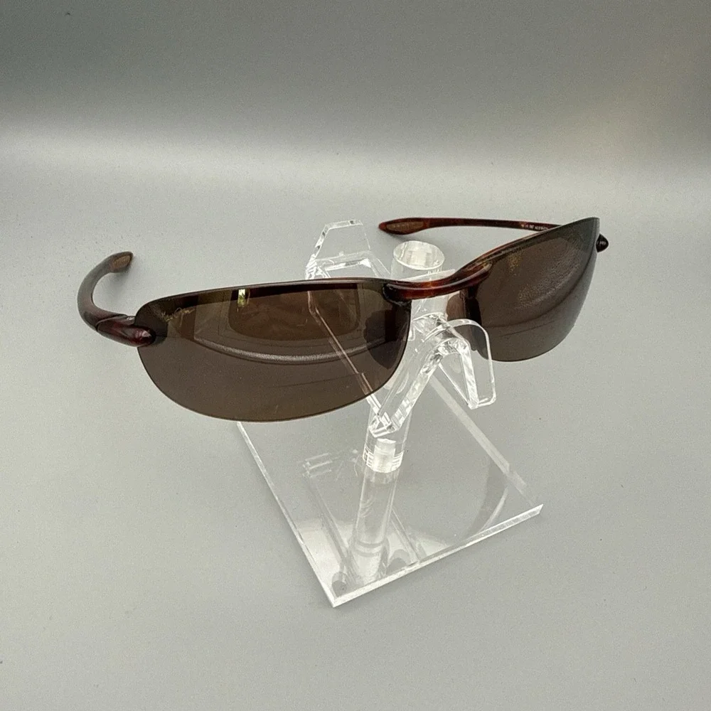 Maui Jim Wrap Copper/Bronze H805 10 25 Broken lense Sunglasses Parts Only!